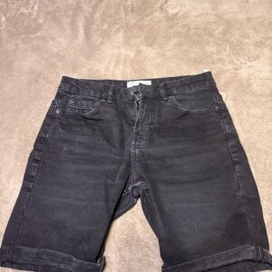 Pull&Bear Dark Denim Men's Shorts